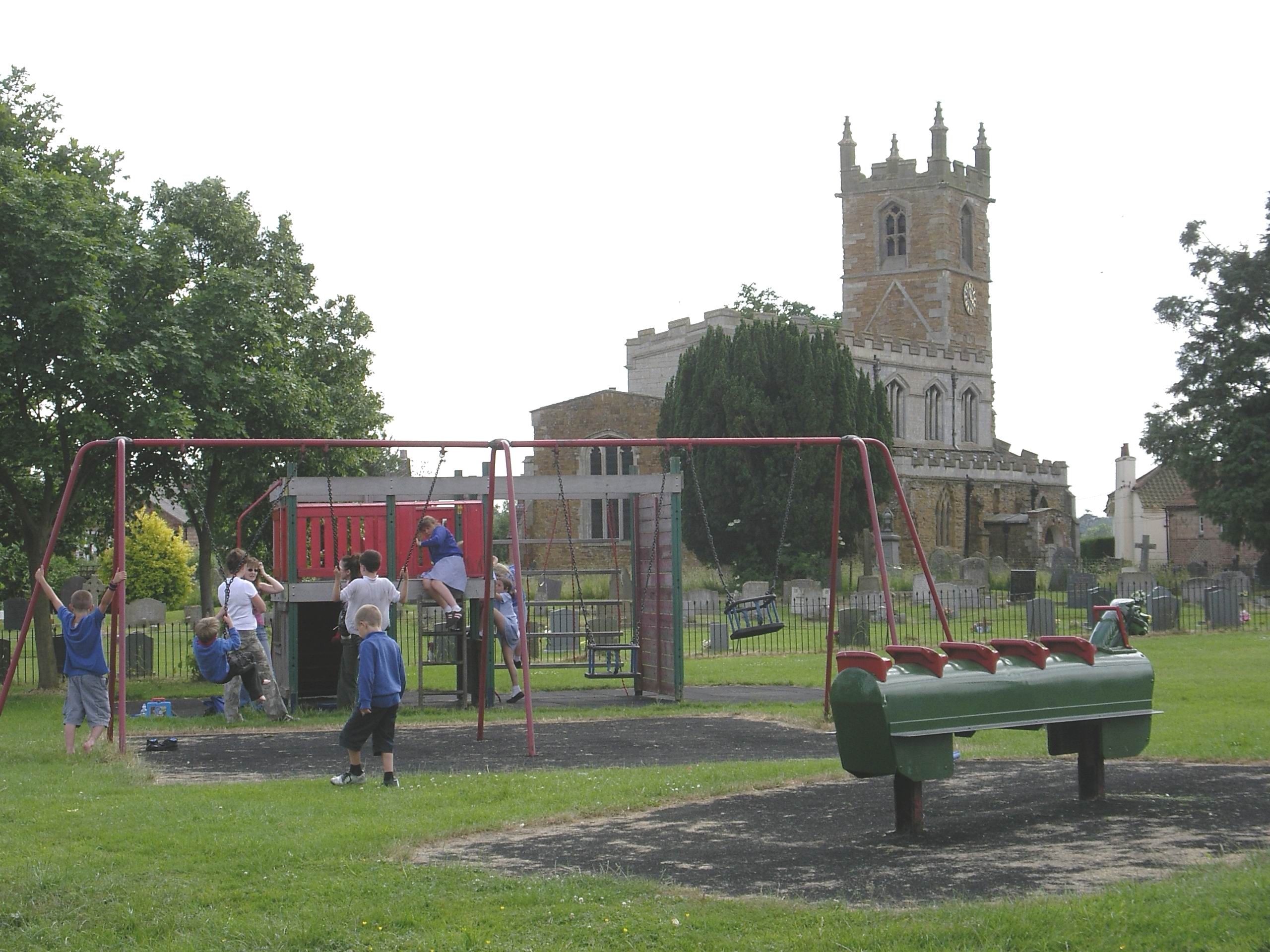 Children enjoy playing on The Park
